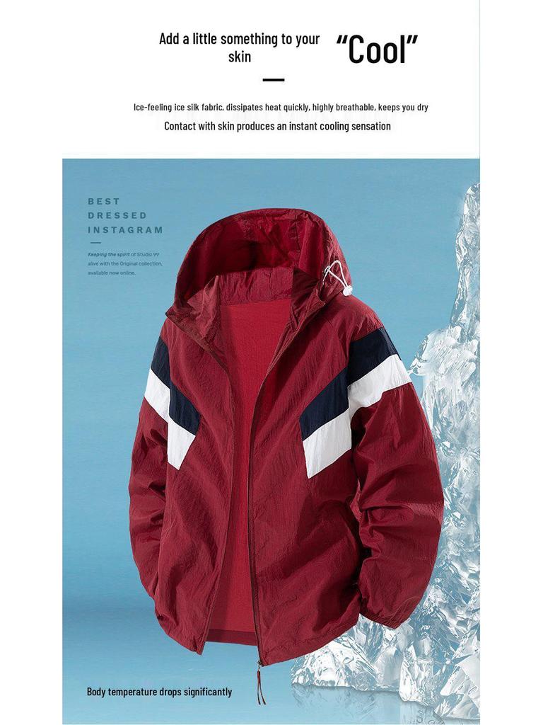 Unisex Ultra-Light Sun Protection Jacket - Breathable, Trendy, and Loose Fit for Outdoor Sports