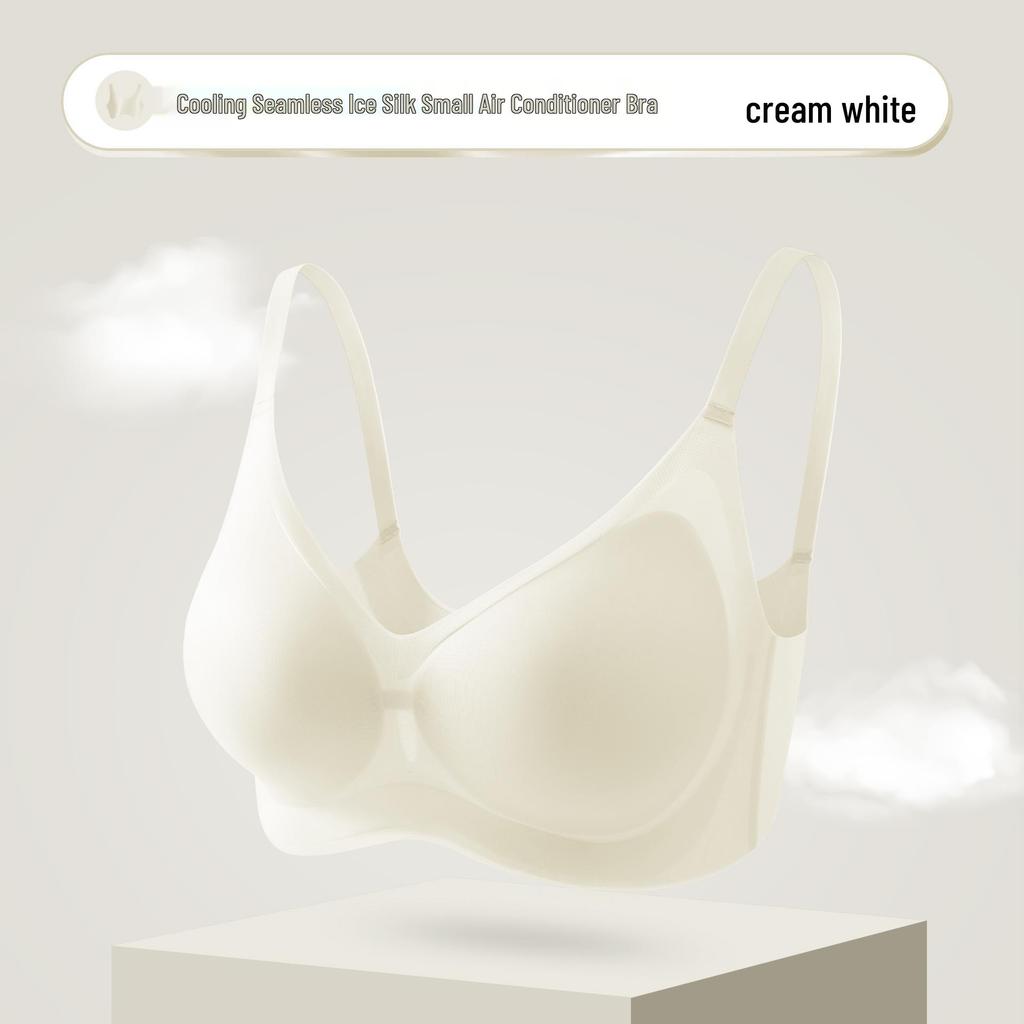 Ultra-Thin Ice Silk Seamless Women's Cooling Bra - Light, Breathable, and Beautiful Back Design
