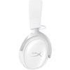 White HyperX Cloud III S Wireless Gaming Headset for PC Mac PS5 Mobile Switch with USB-C To USB-A Adapter and USB Cable