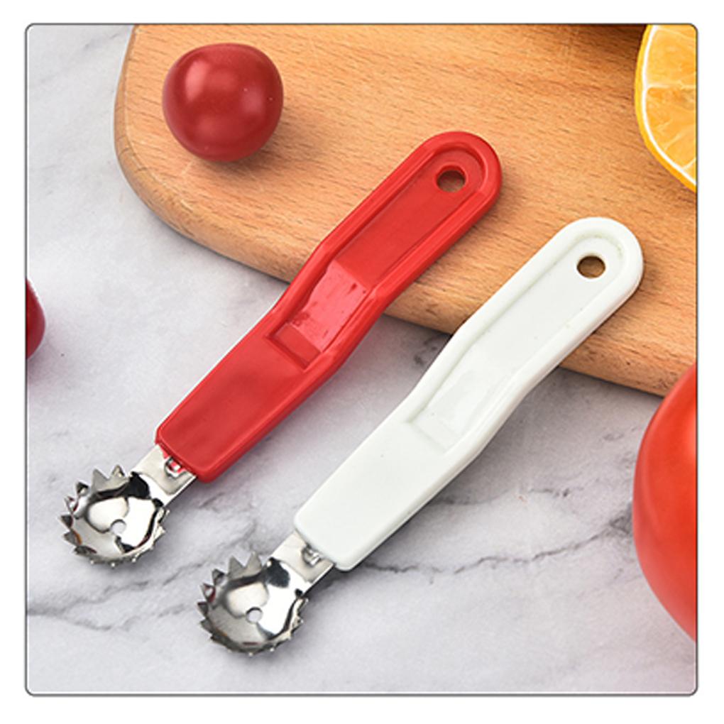 4Pcs Steel Tomato Nucleation Strawberry Removal Practical Tool Package Material Long Service Making Small Tool