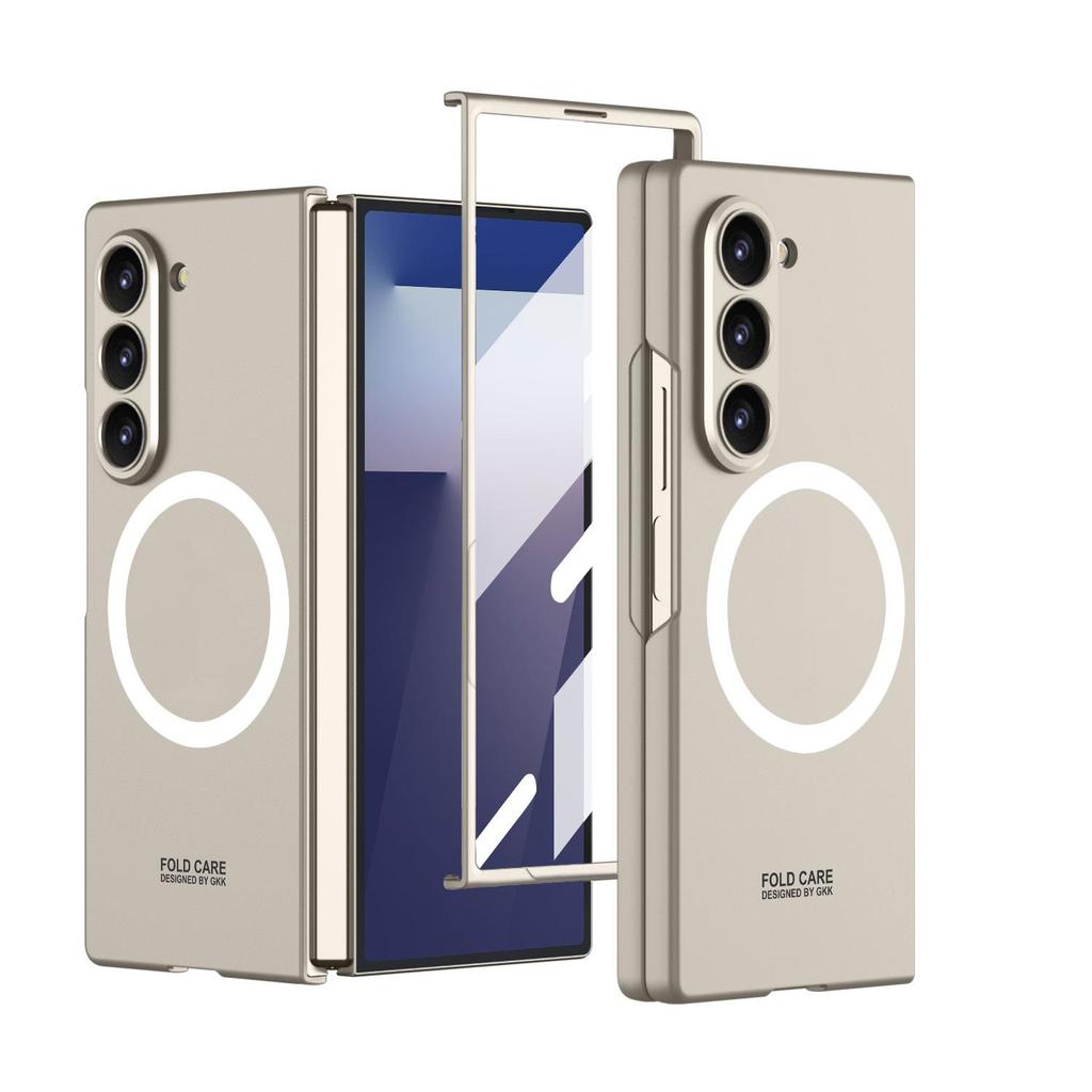 Samsung Z Fold7 Magnetic Wireless Charging Protective Case with Car Mount Holder