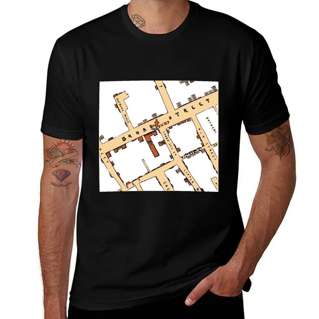 John Snow Cholera Map TShirt t shirt personalised essential t shirt TShirt