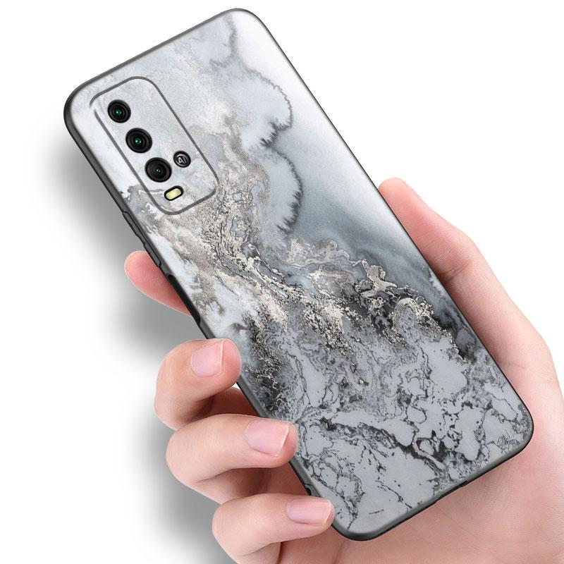 Telefonhülle mit Vintage-Marmor-Muster, weicher TPU-Schutz für Xiaomi Redmi Note 5 6 9T K20 K40 K50 Pro 7A 8A 9A 9C 9i 10A 10C A1 S2