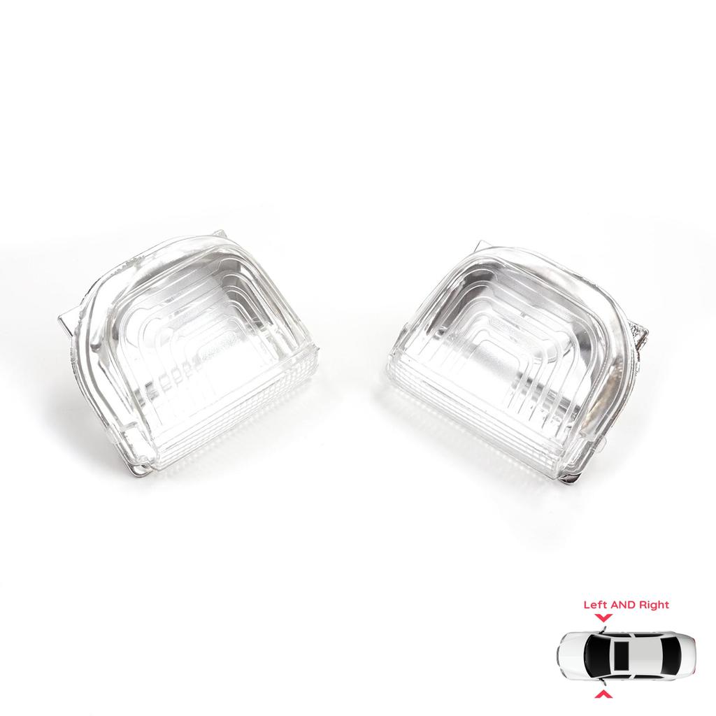 BSP1245 Seitentür Außenspiegel Weiß Klares Blinkerglas Links Rechts für Mercedes Sprinter MK3 907 910 2018-On 9109064700 9109064600
