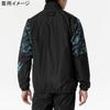 Breath Thermo Warmer Training River Size 32JEB740 N-XT Jacket, Moisture-Wicking, Heat-Generating, Water-Repellent, Windproof, Blue, L,