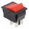 4-Pin Power Button High-Power Rocker Switch KCD4 Boat Switch Red Light Indicator