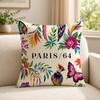 Brand 664 Paris Cushion Cover Shortplush Cushion Coverbreathableskinfriendlywashableroom Sofa Decor Gift