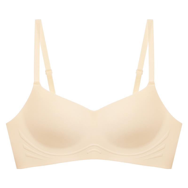Women's Seamless Bra Thin Cup No Steel Ring One-piece Bra Women Gather Collect Bras