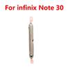 Para Infinix Note 30 30i Hot 8 9 10T 10S 11 12 play Pro 5G Botón de Encendido ON OFF Botones Laterales de Volumen Arriba Abajo Tecla