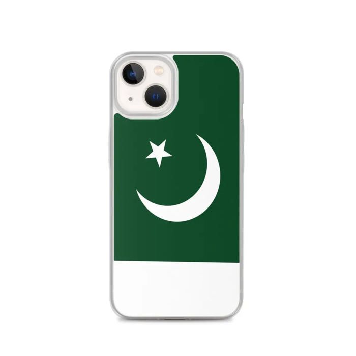 Coque Pour iPhone - PIXELFORMA - iPhone 13 - Drapeau Du Pakistan - Silicone Souple - Vert