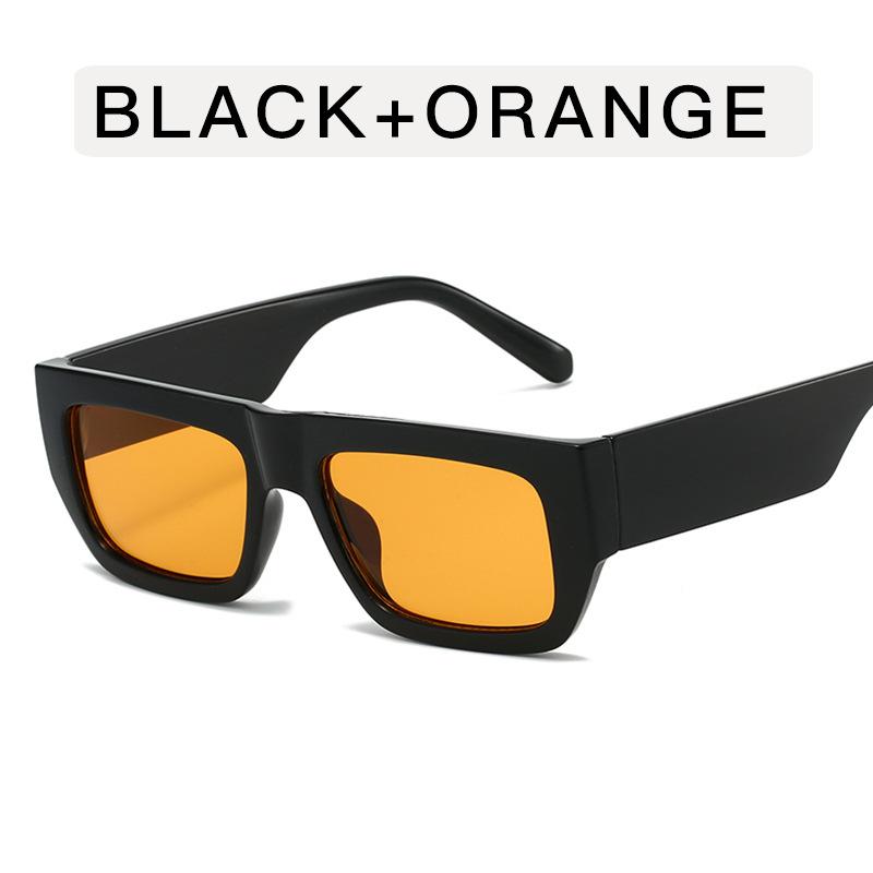 Retro Square Sunglasses Fashion Small Frames Men Women Shades Rectangle Vintage Yellow Leopard Sun Glasses Steampunk Eyeglasses