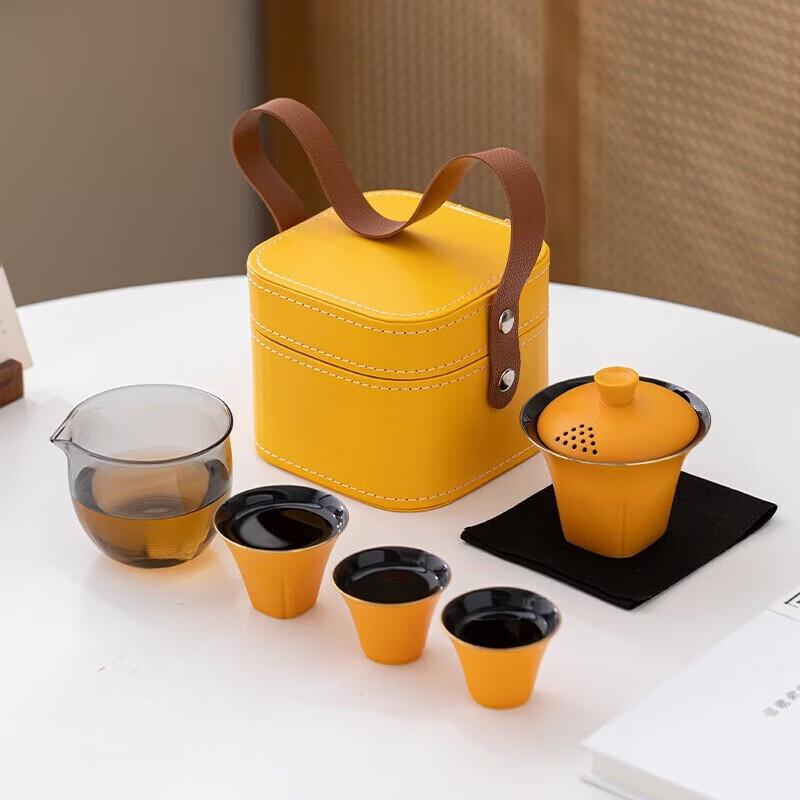 Haolaibao 4-Piece Stone Tea Set