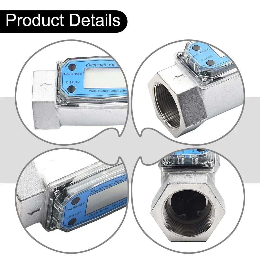 Diesel Flow Meter Turbine Flow Meter 1 NPT 1 NPT 1 NPT 2 NPT 2 NPT 2 NPT Stainless Steel For Detecting Diesel Oil