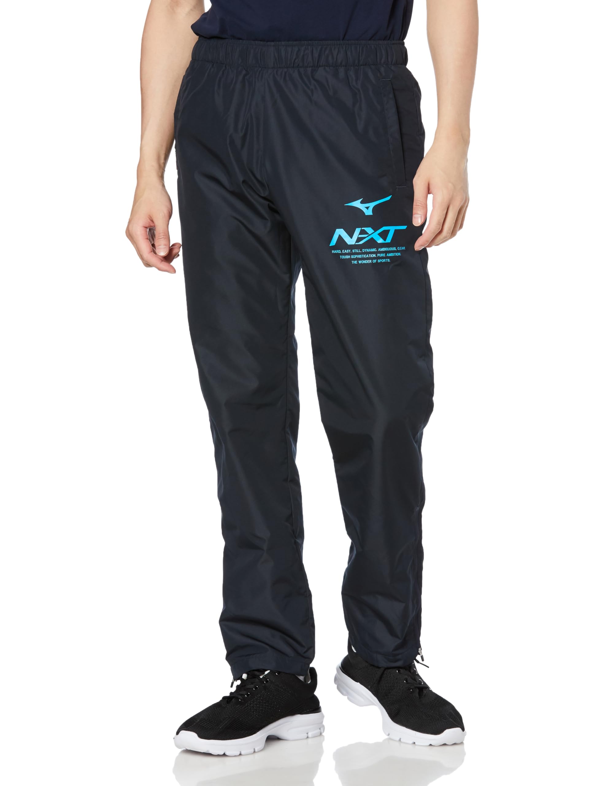 

Mizuno Breath Thermo Warmer Training Deep XL N-XT Pants, Moisture-Wicking, Heat-Generating, Water-Repellent, Wear, 32JFA740, Navy,