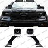Hood LED Work Light LED Light Fog Light Kits Mount Holder For Ford Ranger T9 2023-2025+ LED Hood Hinge Ditch Light Mount Bracket