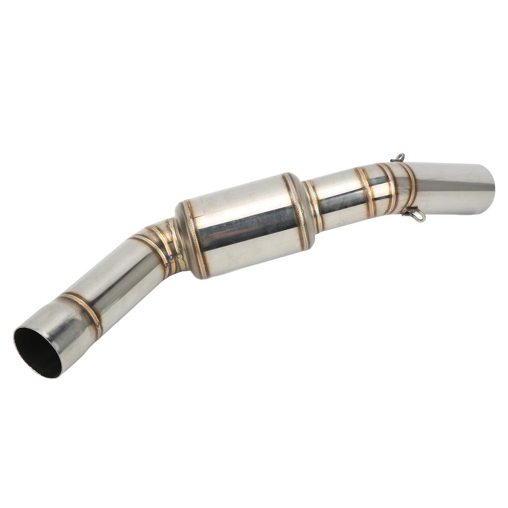 Motorcycle Exhaust Mid Pipe Motorcycle Refitting Replacement for KAWASAKI ZX6R 2009‑2017