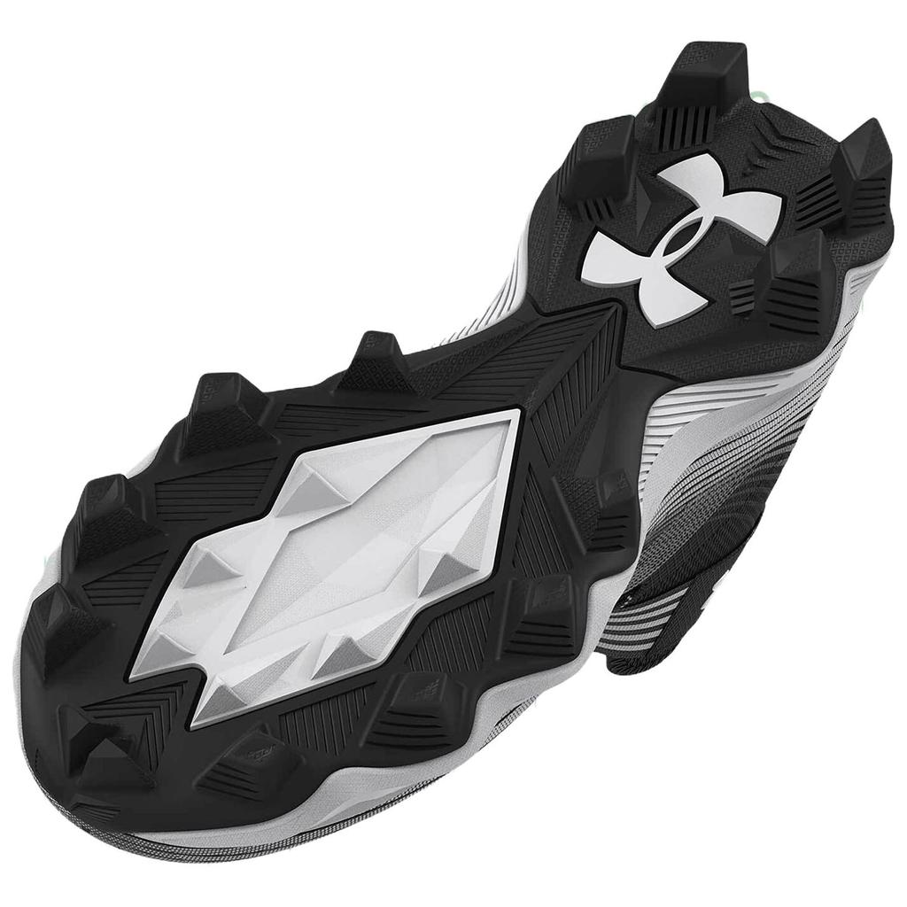 Under Armour Comfortable Versatile Shock Absorbing Durable Soccer Shoes Men Sneaker Black 3023718003
