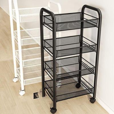 Multi-Layer Movable Kitchen Rack: Floor-Standing Storage Cart for Fruits & Vegetables