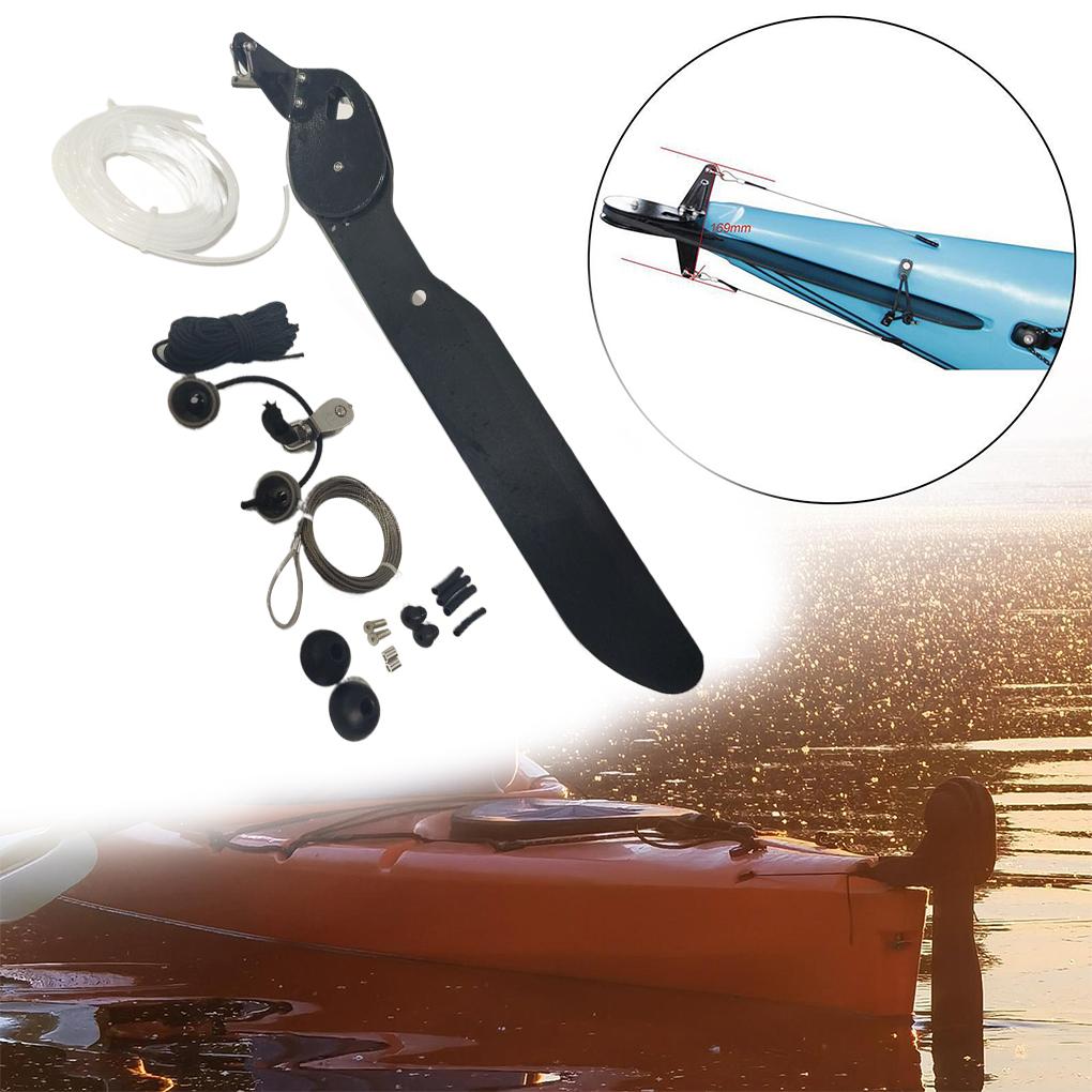 Kajak-Boots-Heckruderrichtungs-Fußsteuerungs-Lenksystem-Werkzeugsatz
