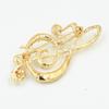 Japanese Korean European American Style Music Note Brooch Lapel Pin Fashion Accessory