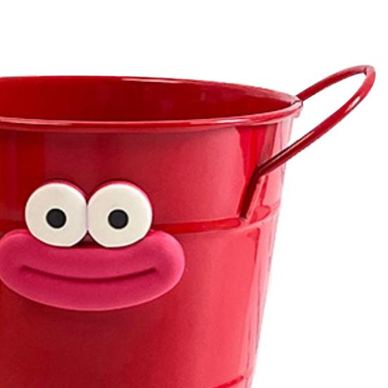 Metal Bucket Pencil Holder Funny Desk Organizer for Office Home Large Capacity Stationery Storage Boxes for Pens Markers Rulers