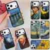 Paintings Starry Night Van Gogh Bumper Phone Case For iPhone 17 Air 14 15 13 12 Max Cover For Apple 16e 11 Pro Max Plus Coque