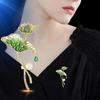 Enamel Plated Brooch Blank Copper Base Brooch Setting Flower Brooch Handmade Jewelry