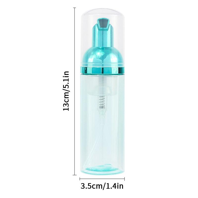 1Pcs 60Ml Foam Pump Bottle Lash Shampoo Bottles Travel Foam Pump Bottle Empty Plastic Refillable Reusable Mini Soap Dispenser