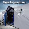 Motoforti SUV Cover for Chevrolet Tahoe 4 Door 07-24 Waterproof Sun Rain Dust Wind Protection 190T PU W/ Driver Door Zipper