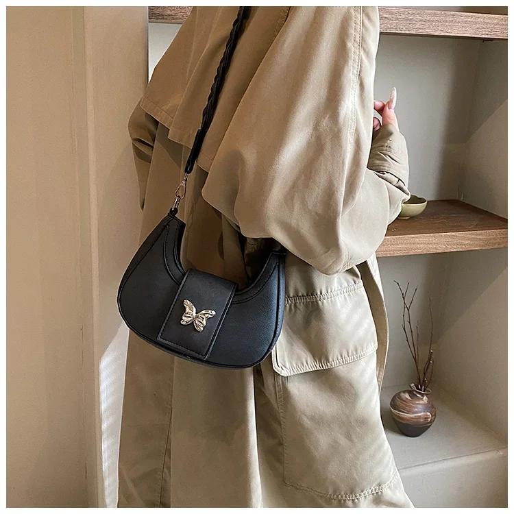 Новые модные женские сумки на продажу. Сумки через плечо для женщин. Твердые бабочки — фото 7