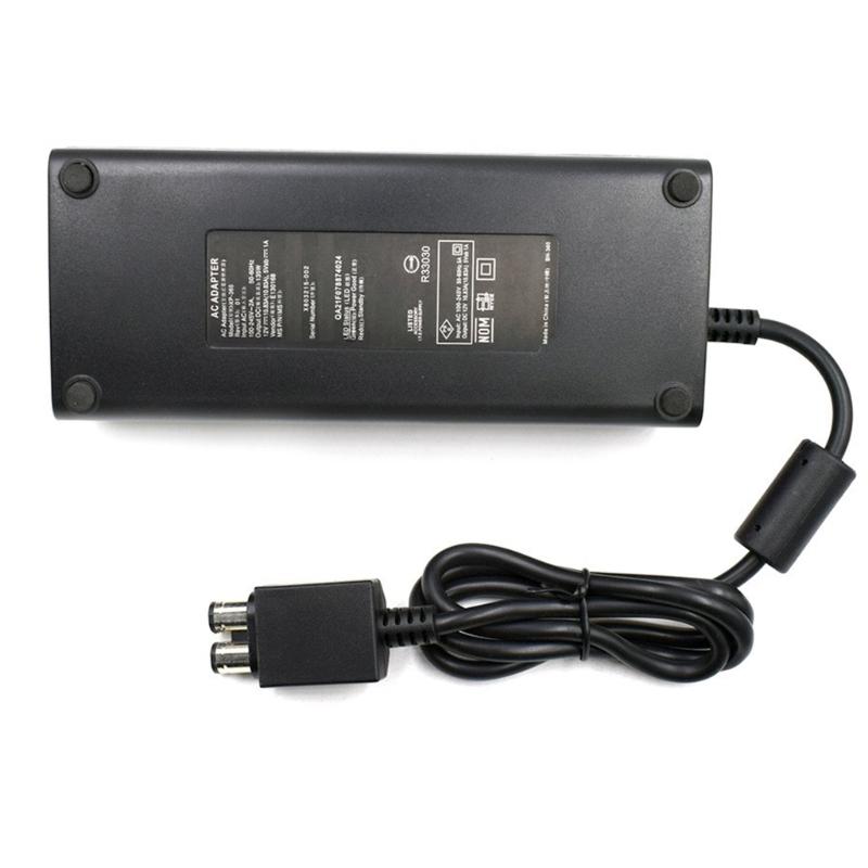 AC100-240V Adapter for 360 Slim Console with LED Indicator Lights and Auto Voltages Compatibility