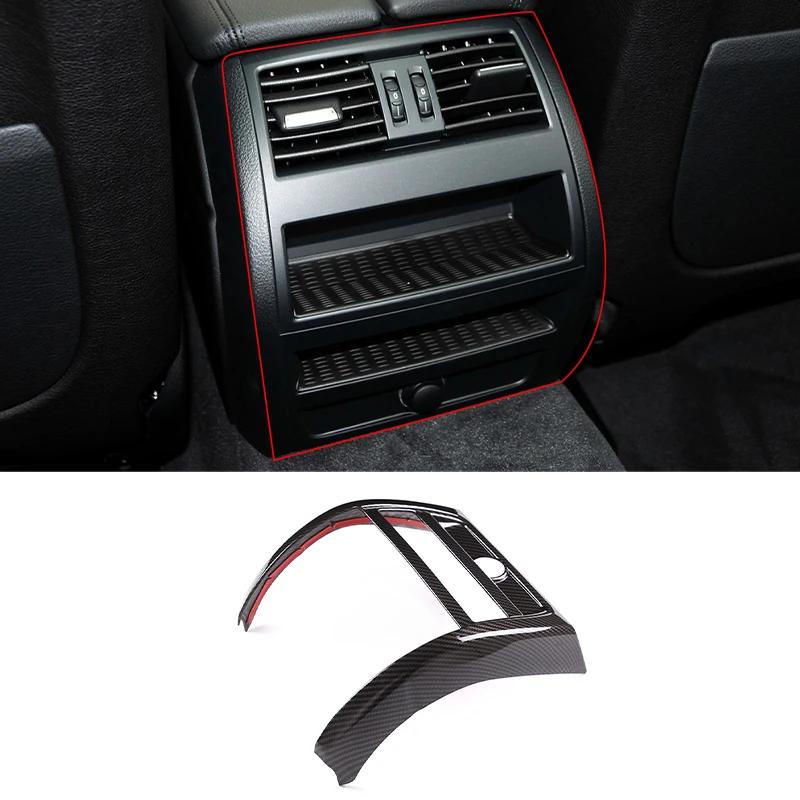 For BMW 5 Series F10 2011-2017 ABS Carbon Fiber Interior Kit Dashboard Console Gear Shift Panel Decoration Cover Trim Stickers