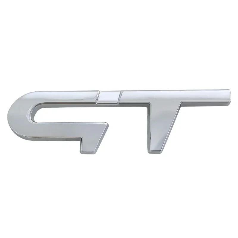 3D Metal GT RS Sport Logo Car Rear Trunk Emblem Badge Sticker for Renault Logan Clio Megane Kangoo 1 2 3 4 Captur Espace Twingo A6