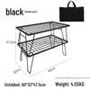 Detachable Outdoor Camping Storage Rack with Lamp Stand