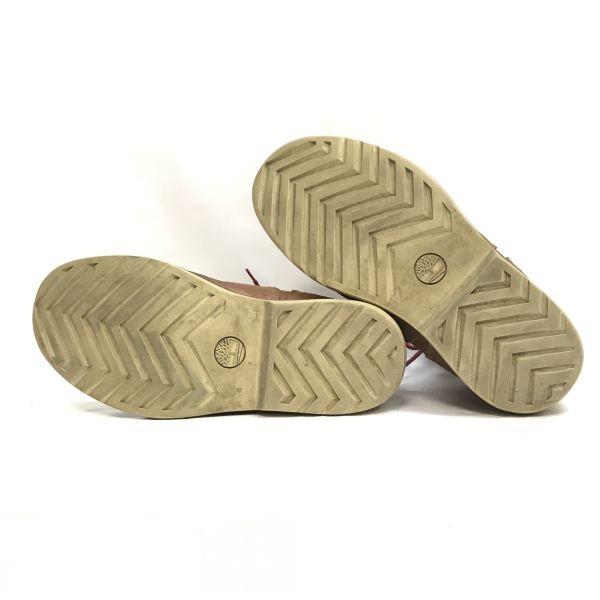 Timberland Leather 9-Hole Lace-Up Work Boots Brown Size 8 (26.0cm) Men’s(USED)