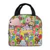 Borsa Termica per Pranzo Bugsnax Bug per Donne Bambini Scatole per Cibo Portatili Pranzo Termico Borsa a Tote