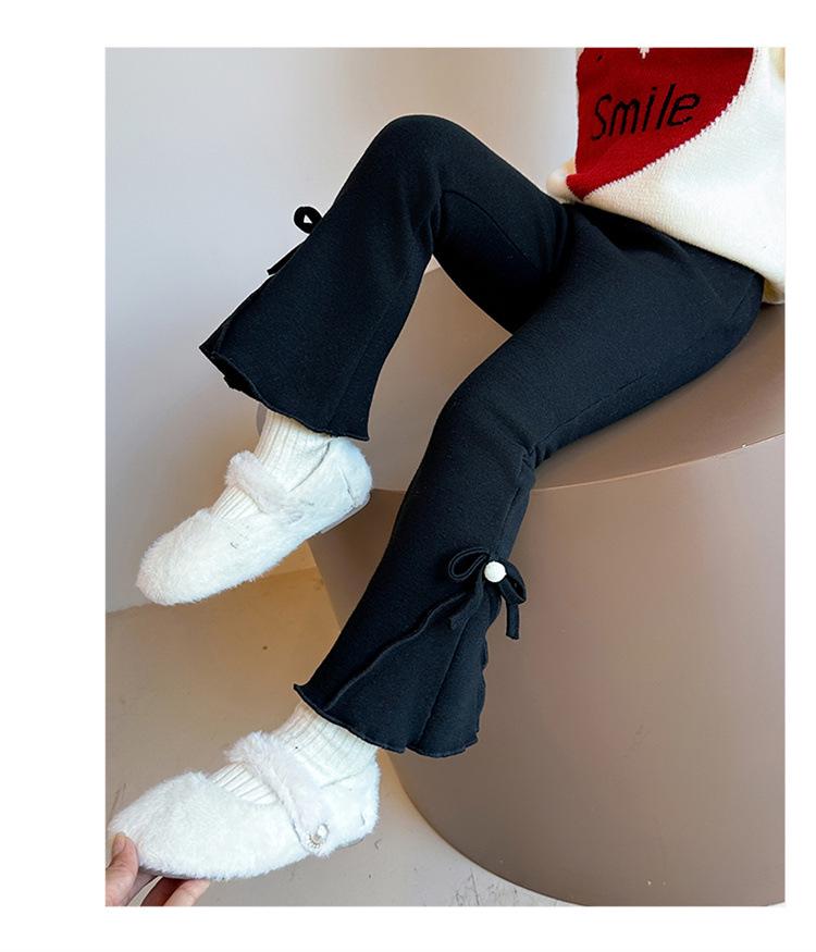 Leggings Invernali da Bambina con Fodera in Pile: Pantaloni spessi alla moda monopezzo per ragazze 2025