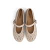 Vainer Beige Women Punching Flat Hsamm007zy