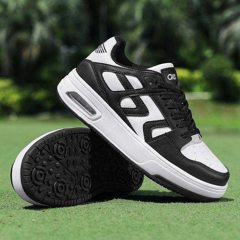Große Größen 36-47 Damen und Herren Golfschuhe Anti-Rutsch-Spikes Golf-Sneaker Stoßdämpfend Golfer-Schuhwerk Outdoor-Wander-Sneaker