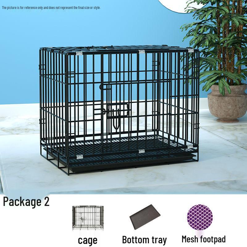 Indoor Pet Cage: Medium-Large for Dogs, Small Cats, Rabbits, or Chickens with Built-in Toilet