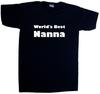 World's Best Nanna V-Neck T-Shirt