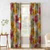 Autumn Plant Maple Leaf Countryside Blackout Curtains For Living Room Bedroom Window Treatment Blinds Drapes
