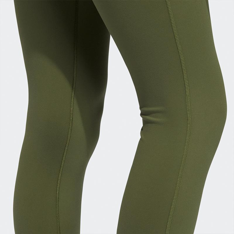 Adidas Elevated Yoga Fitness Tights Women Leggings Army-Green GM2755