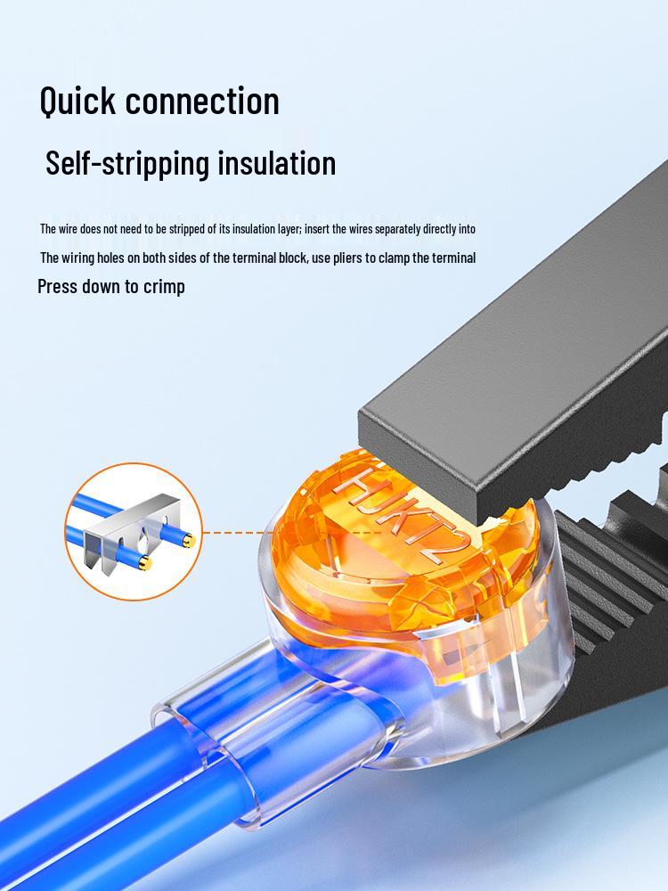 Pure Copper Push-in Network & Telephone Cable Connector
