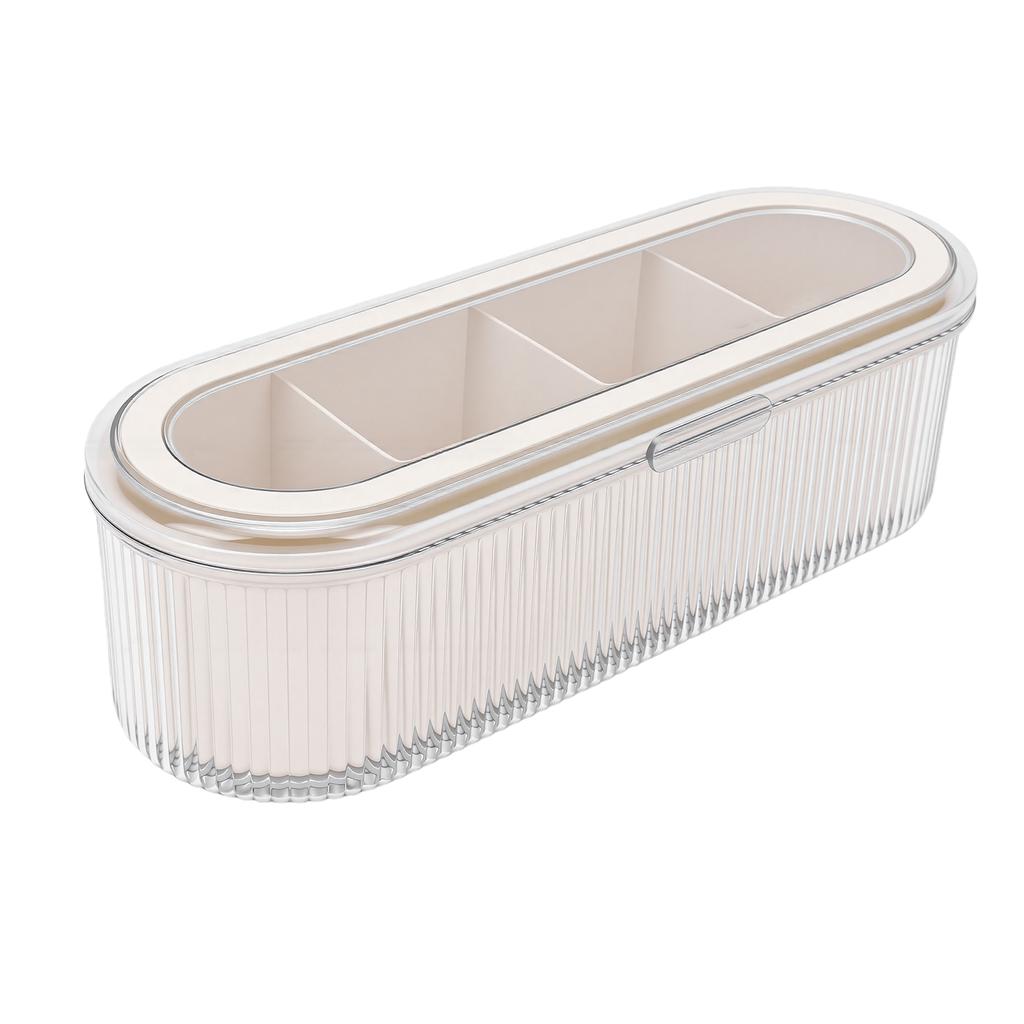 Clear Makeup Brush Holder   with   Lid for Dust   Beauty Sponge Storage Makeup Brush Holder