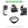 100pc Disposable Coffee Filter, Basket Type 8-10Cup, Compatible with Single Pouring Coffee Machine and Dripping Coffee Machine