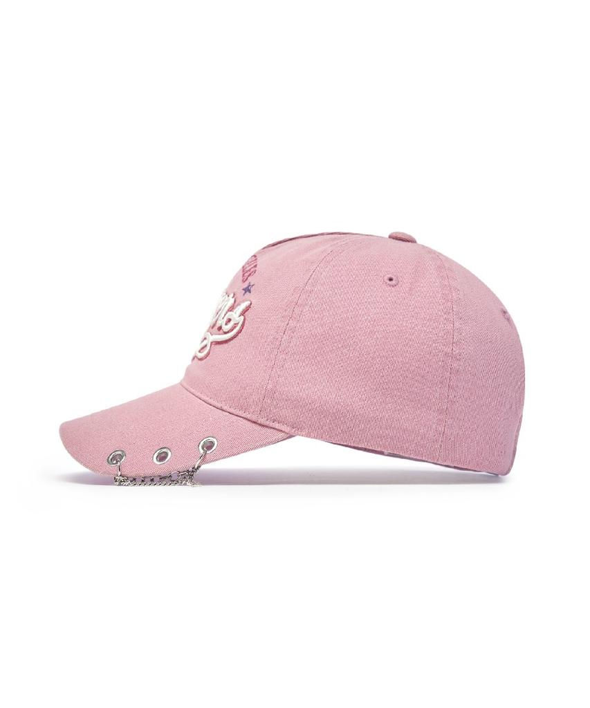 Emelbi Vintage Cursive Jewelry Unstructured Ball Cap La (L.Lavender)