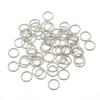 Single Loop Open Jump Rings for DIY Bracelets, Necklaces, and Earrings - Jewelry Making Accessories, Metal C and O Rings.