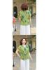 Chiffon Short-Sleeved Blouse – Mother's Summer Style for Middle-Aged Women