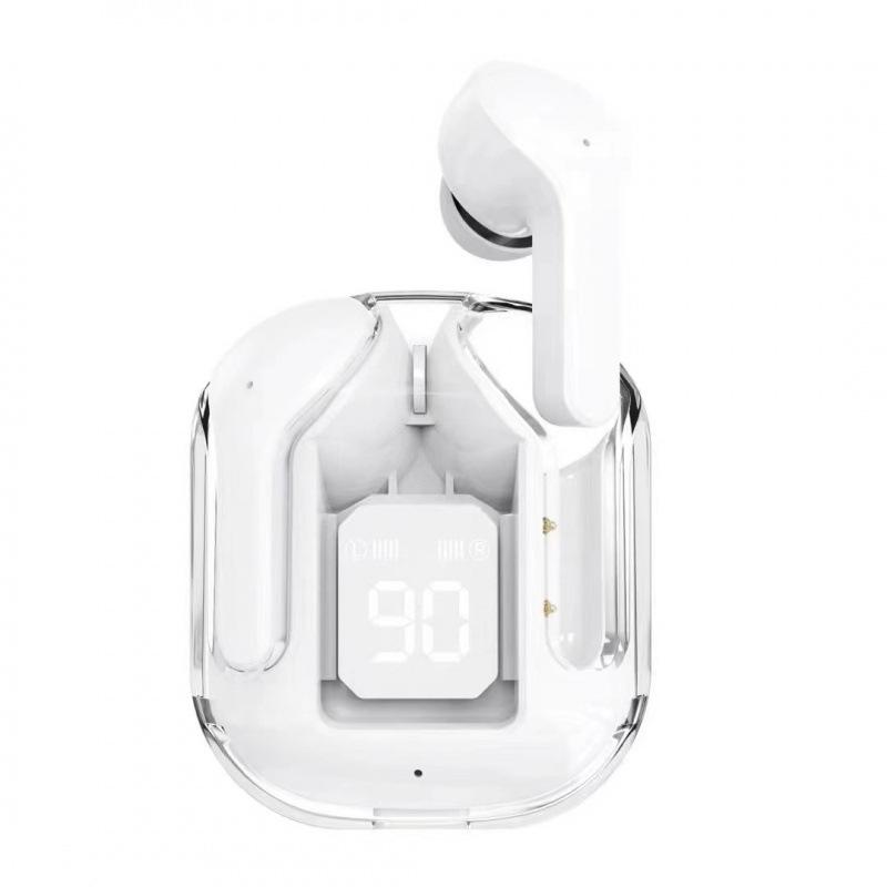 HK3 Wireless Bluetooth In-Ear Headset with Digital Display, Transparent Design, and Long Battery Life Air39